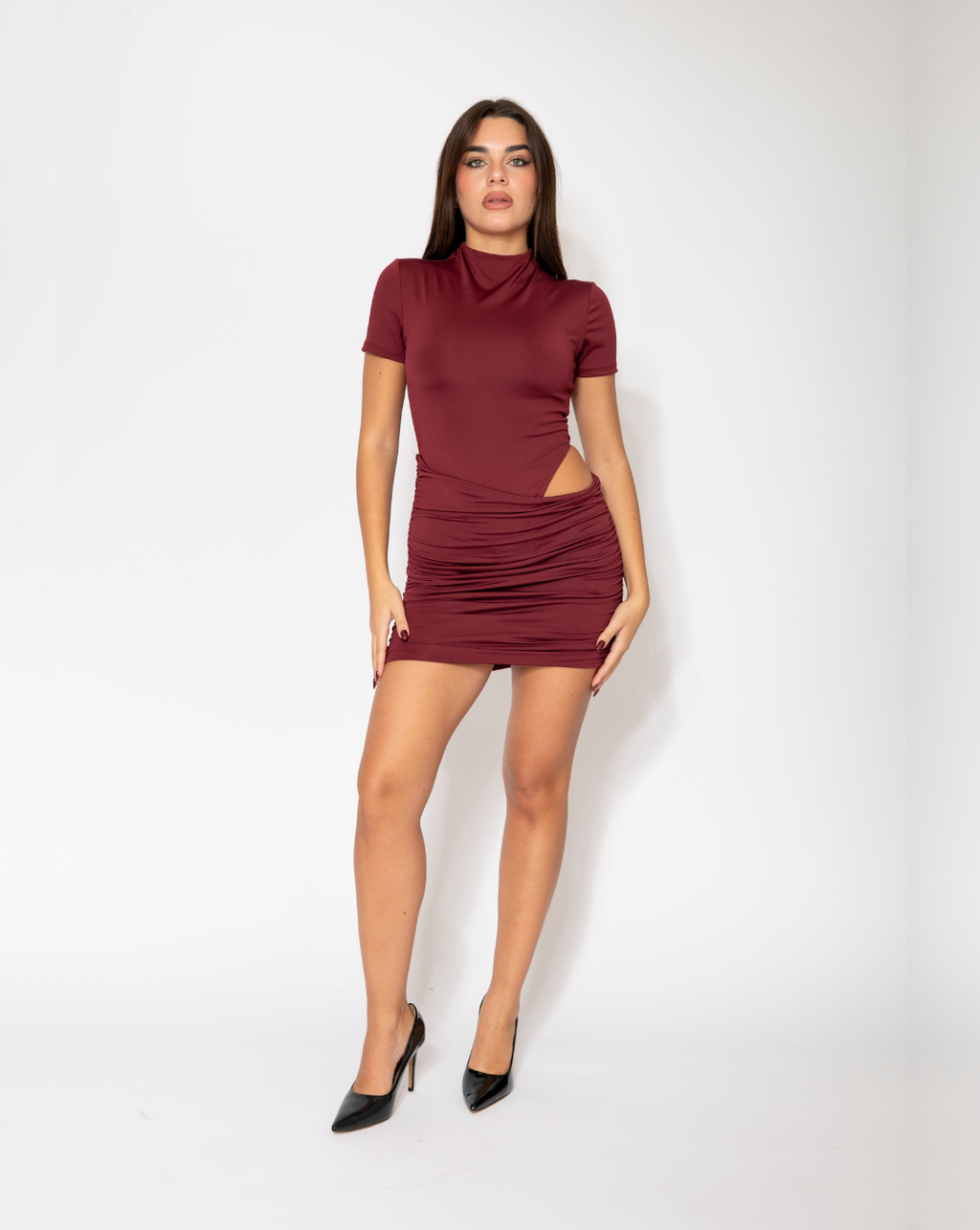 Dress Kendal Bordeaux