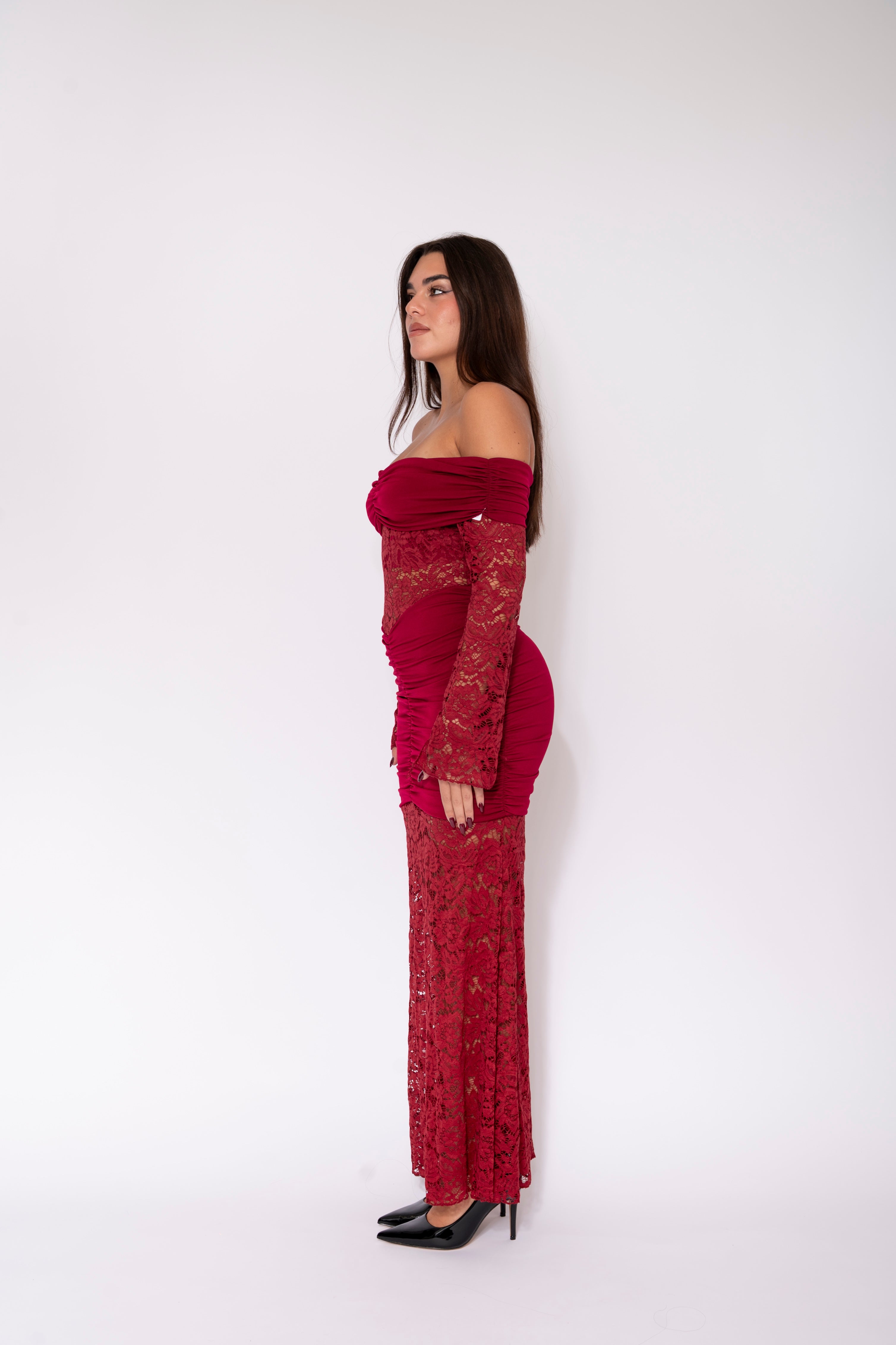 Abito Kalua Bordeaux