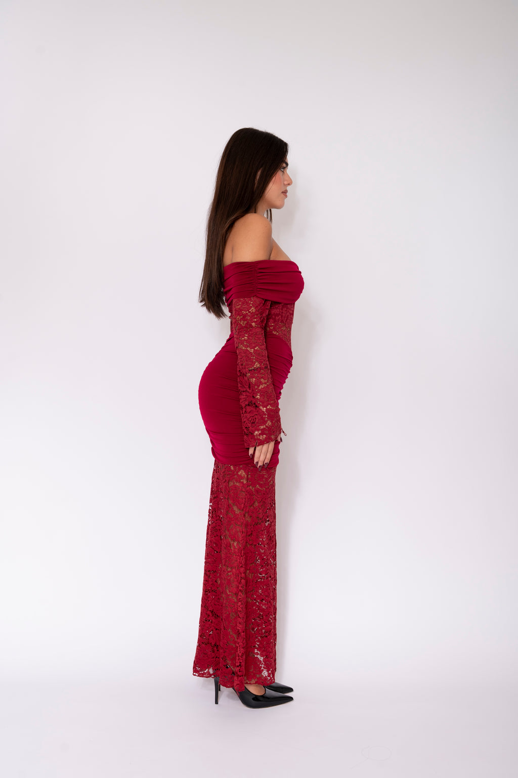 Abito Kalua Bordeaux