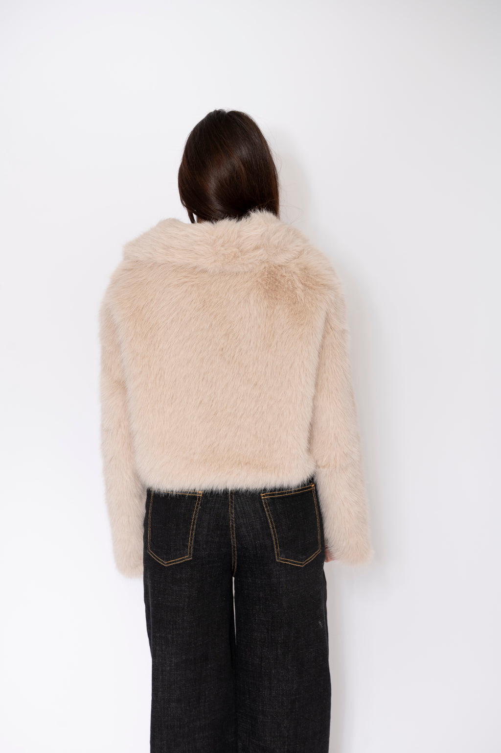 Giacca Crop Beige
