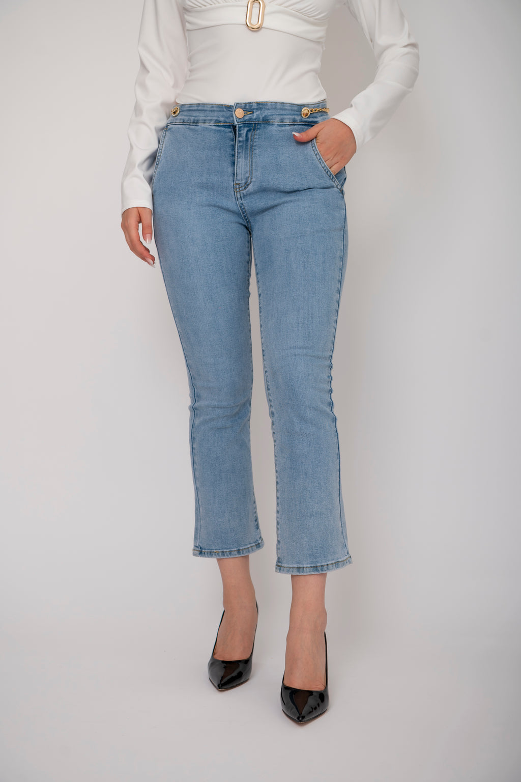 Jeans Slim Fit Zampa Soft Flare