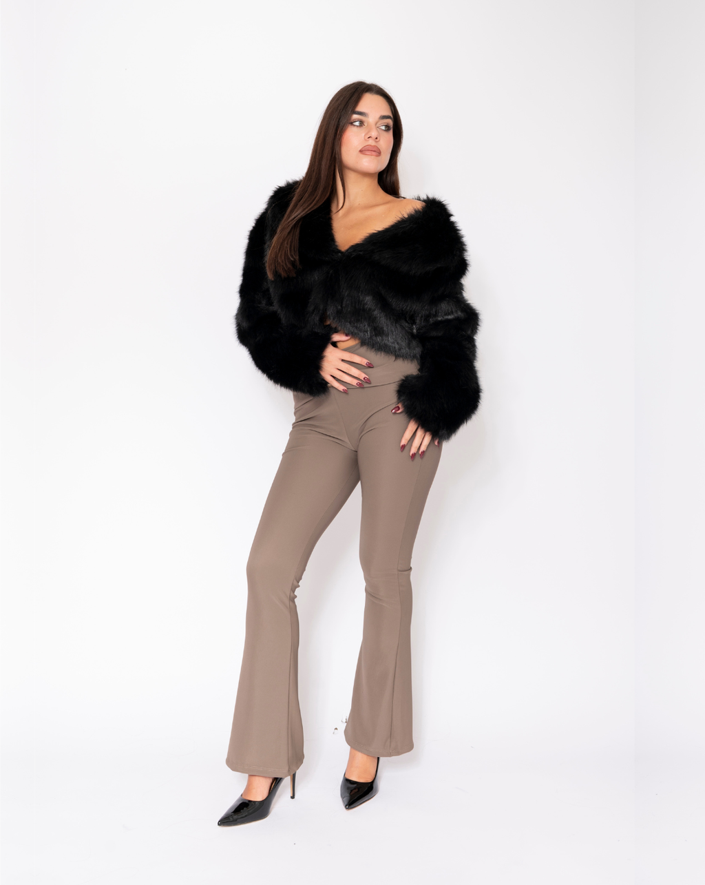 Twist Pants Tortora